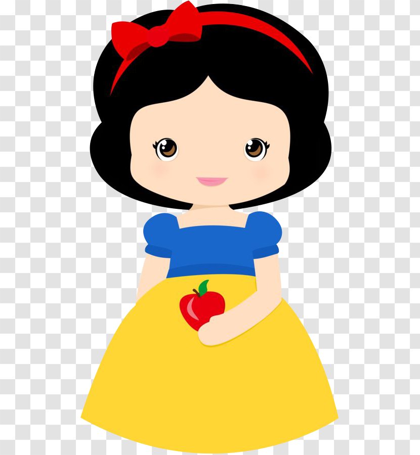 Snow White Seven Dwarfs Evil Queen Drawing Disney Princess - Cartoon - Invitation Peppa Pig Transparent PNG