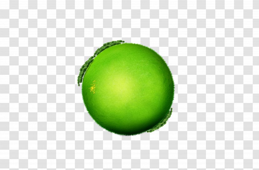 Lime Sphere Ball Wallpaper - Computer - Green Earth Transparent PNG