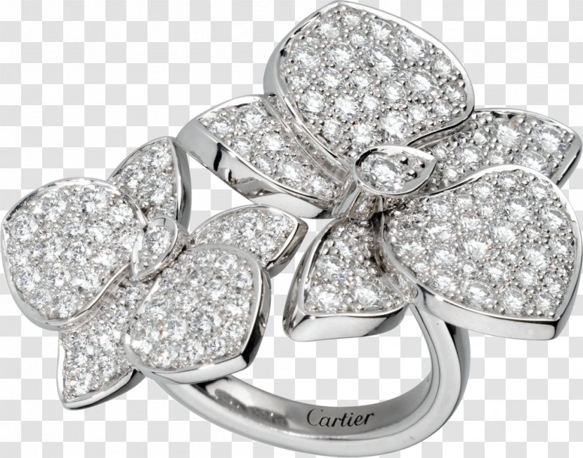 Cartier Ring Diamond Carat Brilliant - Gemstone Transparent PNG