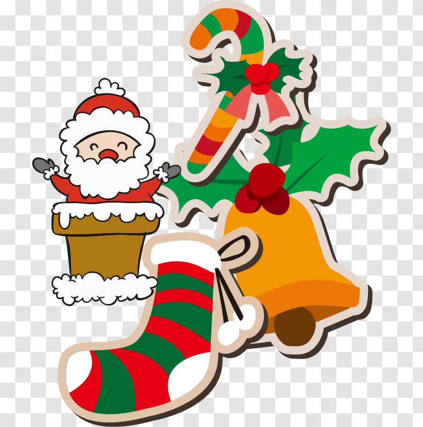 Santa Claus Christmas Ornament Clip Art - Food - Promotions Transparent PNG