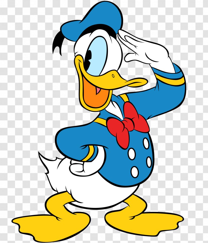 Donald Duck Mickey Mouse Howard The Daisy - Bird Transparent PNG