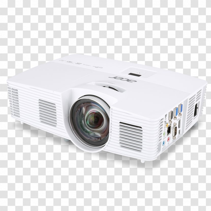 Multimedia Projectors Throw 1080p Acer - 3d Television - Projector Transparent PNG