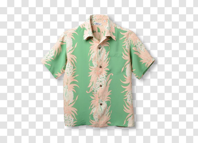 Sleeve Button Outerwear Blouse Dress - Pineapple Border Transparent PNG