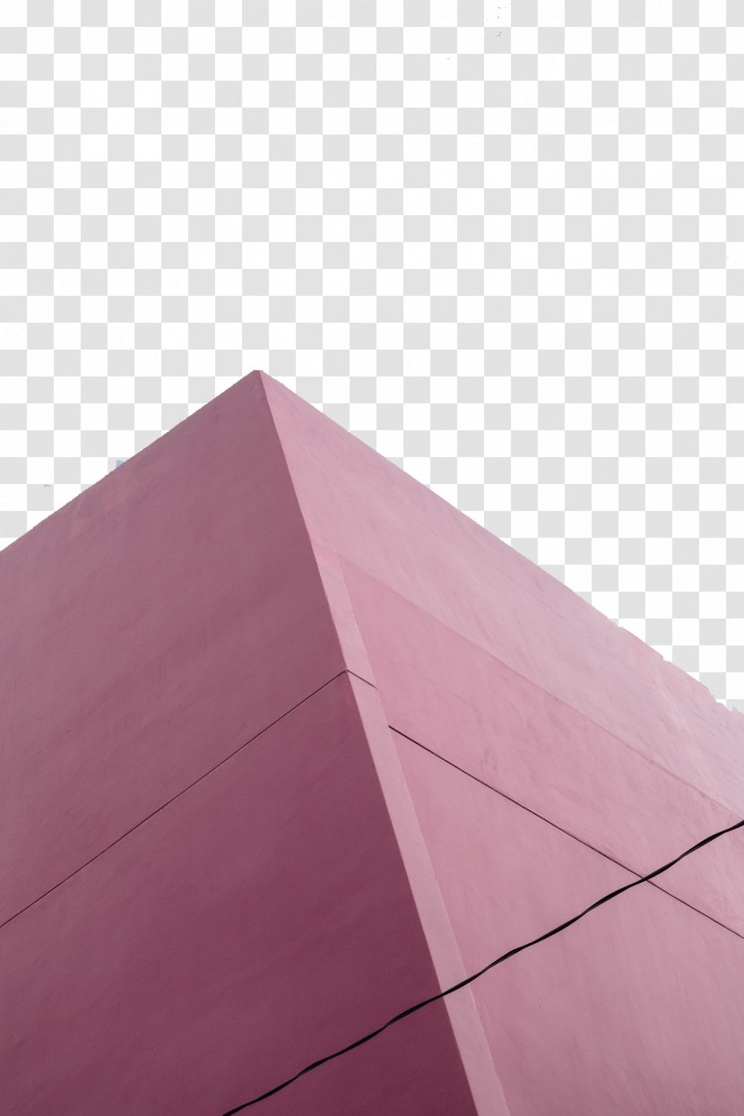 Triangle Floor Pattern - Pink - Design Elements Transparent PNG