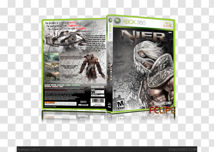 Xbox 360 Nier: Automata PlayStation 3 - Frame - Nier Transparent PNG