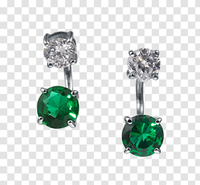 Emerald Earring Jewellery Gemstone Fashion - Green Transparent PNG
