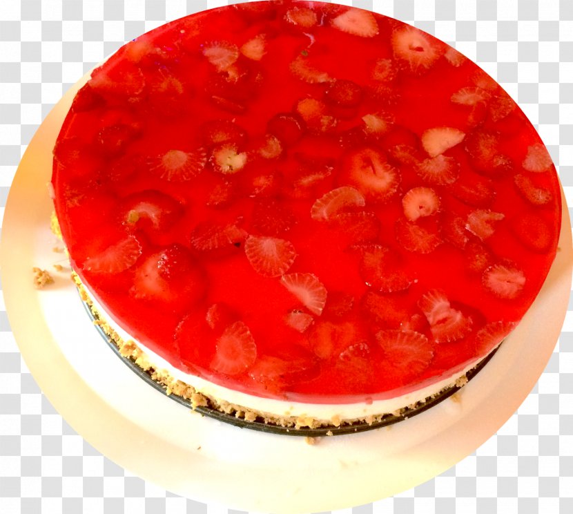 Gelatin Dessert Cheesecake Tart Torte-M - Fresas Transparent PNG