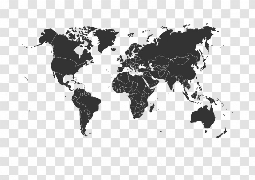 Globe World Map Blank Transparent PNG