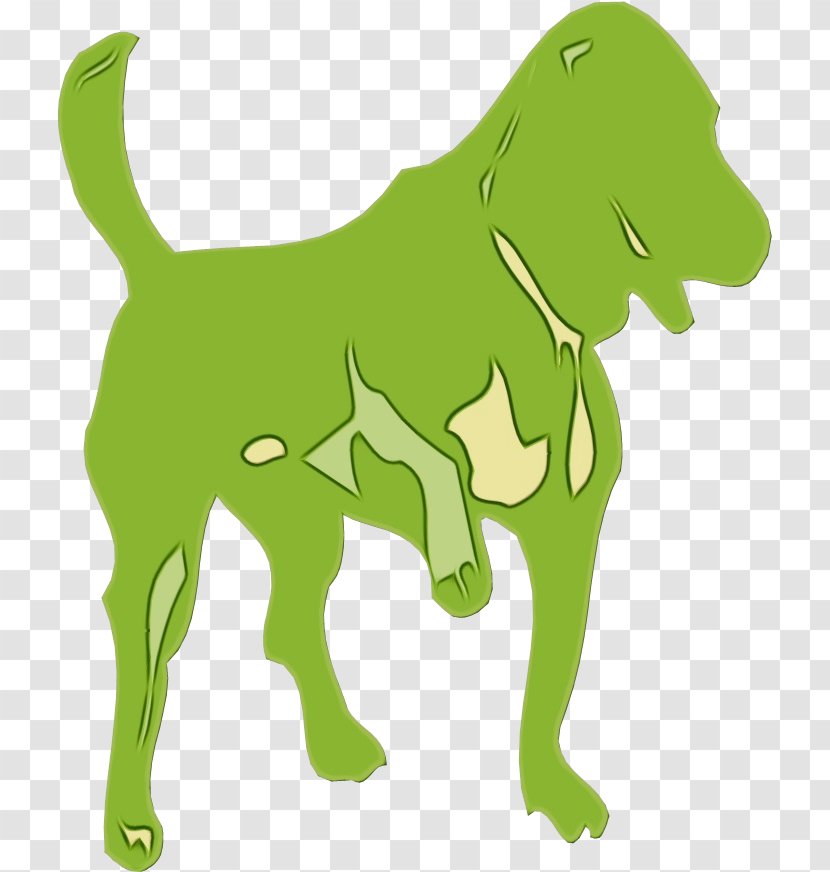 Dog Green Clip Art Breed Sporting Group - Animal Figure Tail Transparent PNG