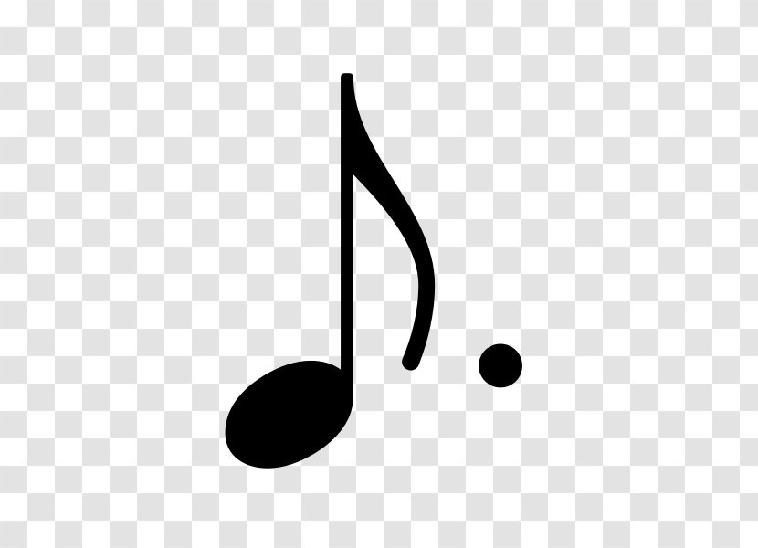 Dotted Note Rest Eighth Quarter Musical - Flower - Notes Transparent PNG