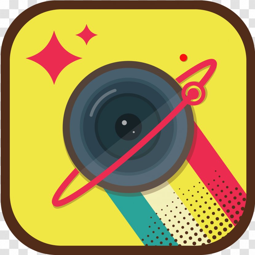 SpinCle IPod Touch App Store Android - Yellow - 360 Camera Transparent PNG