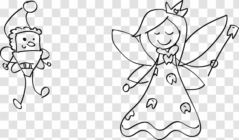 Drawing Line Art Visual Arts Clip - Frame - Tooth Fairy Transparent PNG