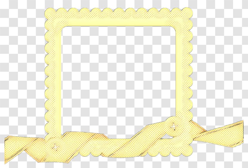 Retro Background Frame - Yellow - Picture Meter Transparent PNG