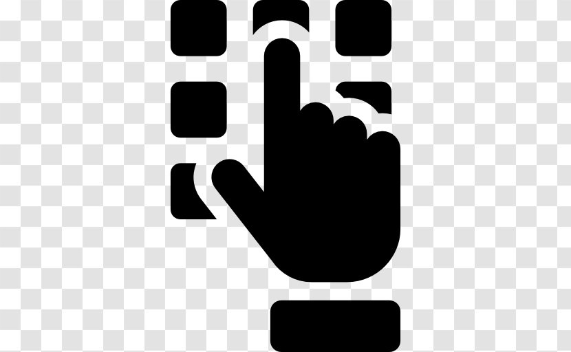 Gesture Clip Art - Black - Key Hand Transparent PNG