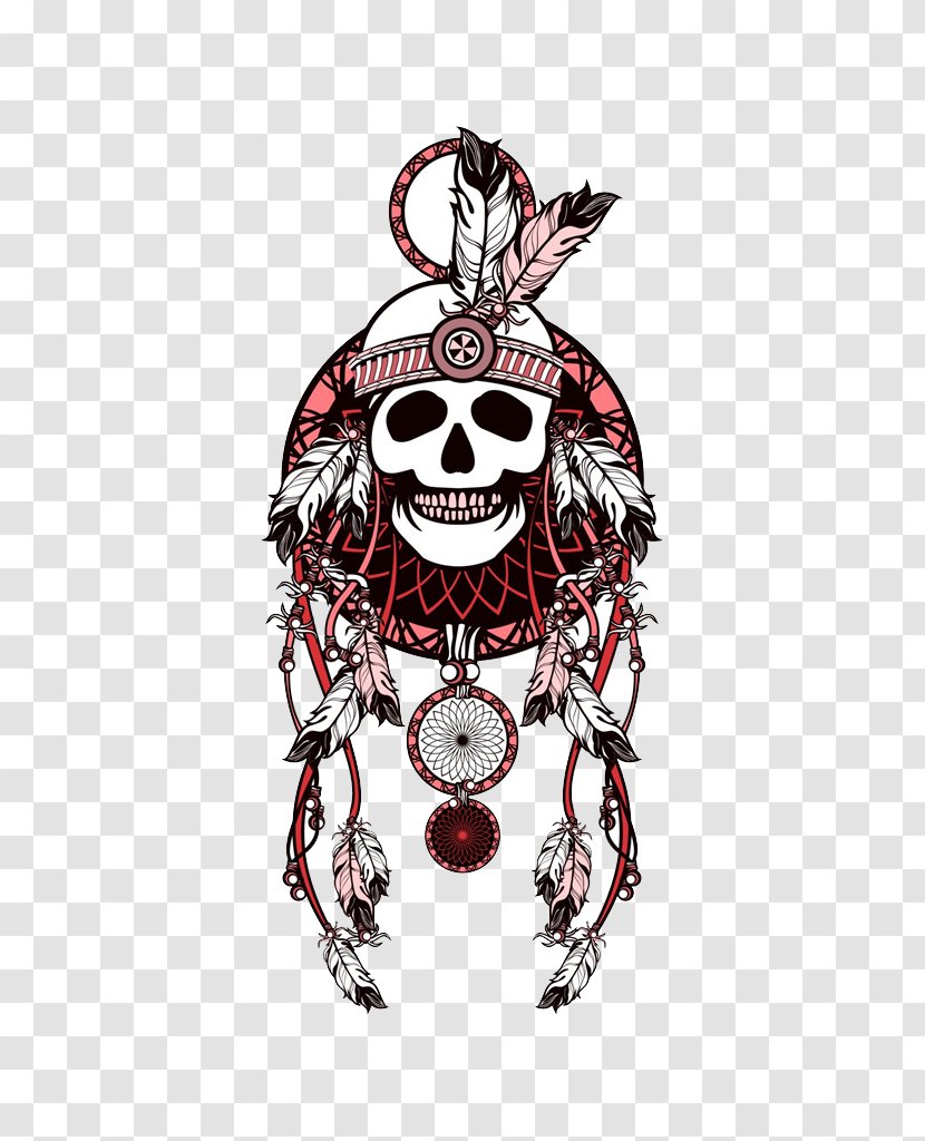 War Bonnet Indigenous Peoples Of The Americas Drawing Stock Photography - Tribe - Skeleton Wind Chimes Transparent PNG