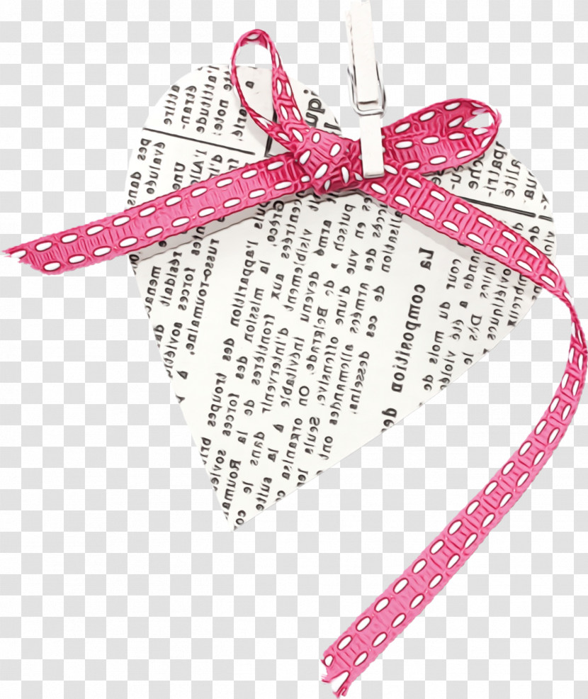 Pink Holiday Ornament Heart Ornament Heart Transparent PNG
