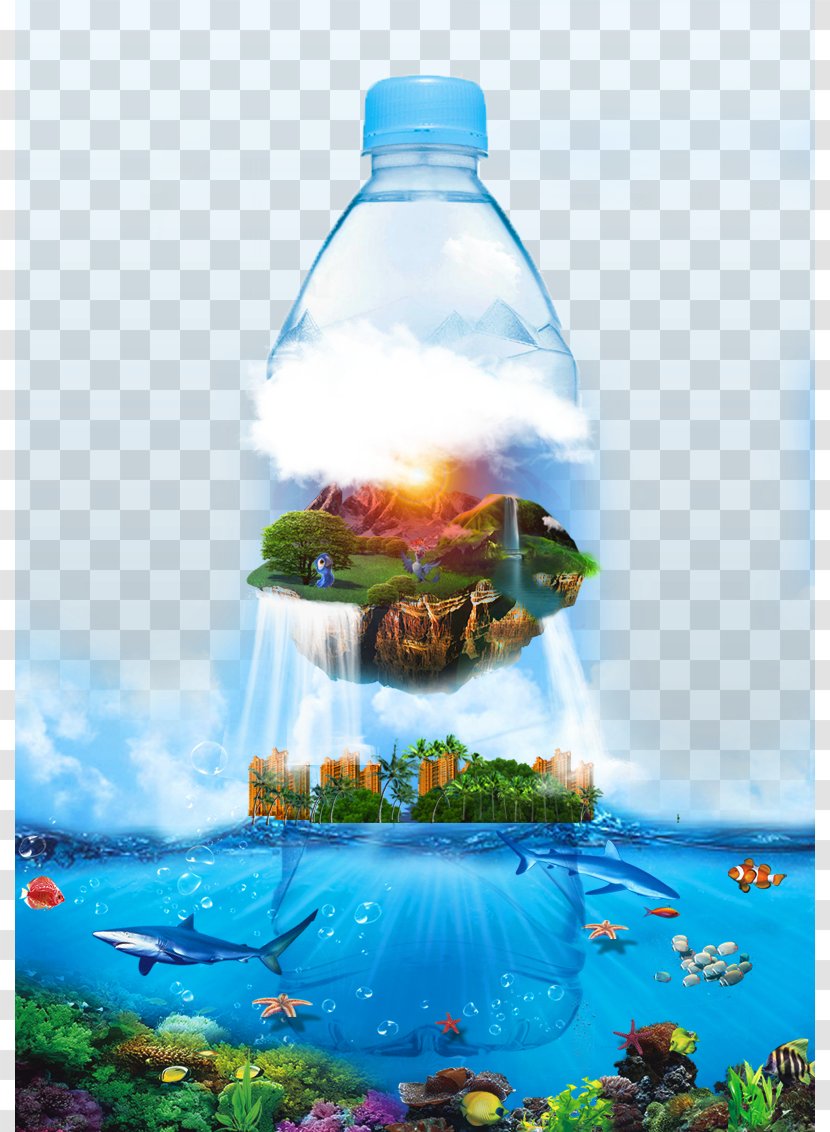 Mineral Water Bottled - Resource - Ad Transparent PNG