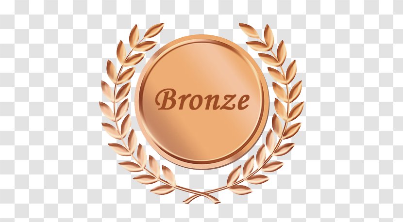 Ribbon Gold Medal Award Wreath - Logo - Bronze Seal Transparent PNG