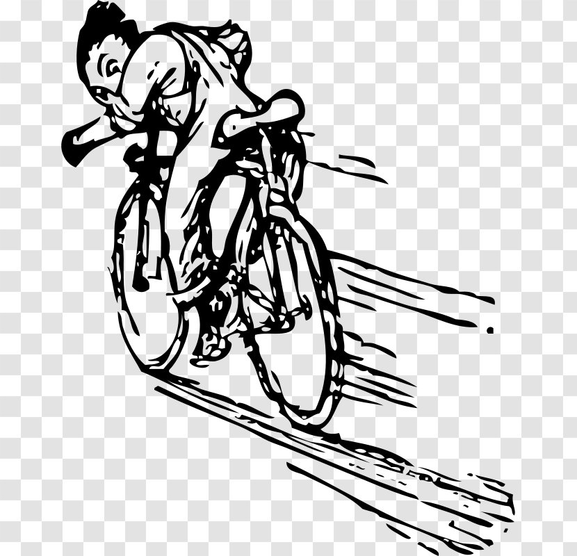 Bicycle Cycling Cartoon Clip Art - Tree Transparent PNG