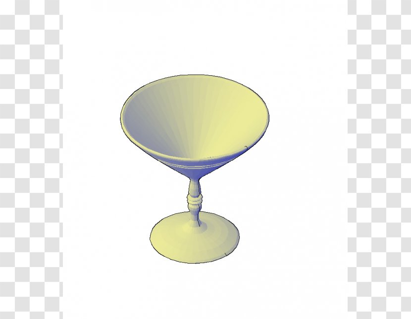 Champagne Glass Martini Cocktail - Yellow - Model Transparent PNG