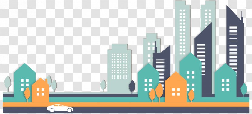 New York City Building Clip Art - Cityscape - Stylish Vector Transparent PNG