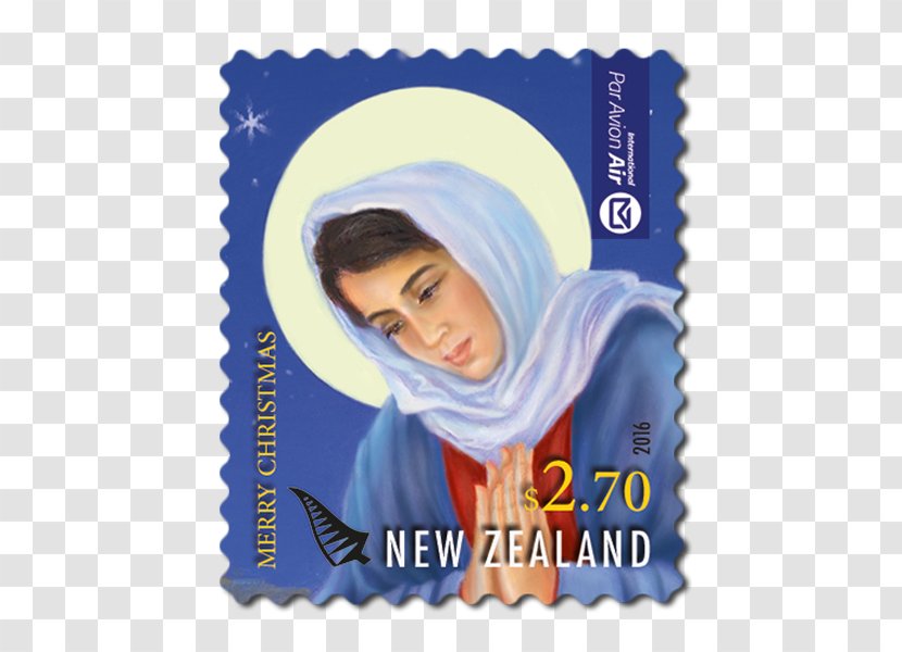Postage Stamps Mail Christmas Day Stamp Gum Self-adhesive - Nativity Story - Cancelled Transparent PNG
