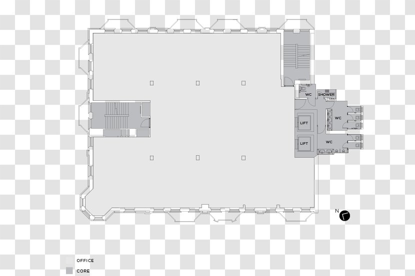 Electronic Component Rectangle Floor Plan - Diagram - Park Transparent PNG