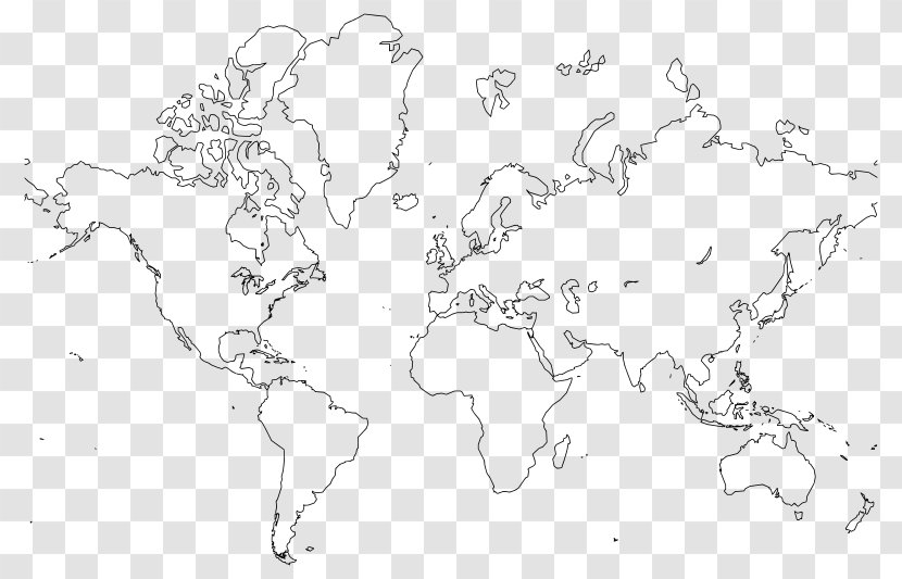 World Map Globe Drawing Line Art - Product Physical Transparent PNG