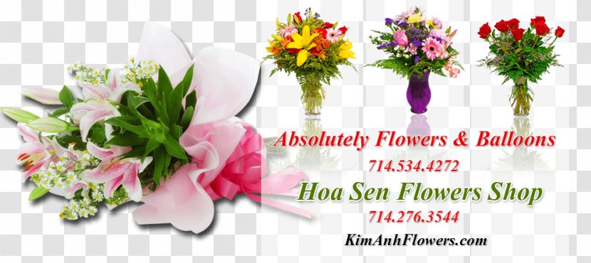 Floral Design Flower Bouquet Cut Flowers Balloon - Rose Family - Banner Transparent PNG