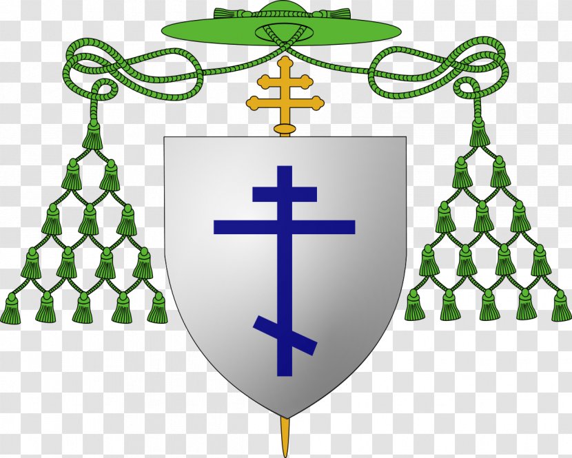 Coat Of Arms Pope Benedict XVI Cardinal Papal Coats Ecclesiastical Heraldry - Christmas Ornament - Escutcheon Transparent PNG