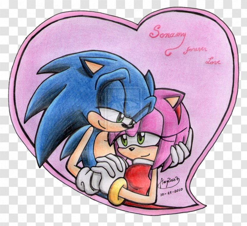 Sonic The Hedgehog Reality Love Drawing - Cartoon - Sexo Transparent PNG