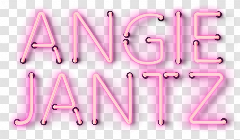 Pink M Line Angle - Number Transparent PNG
