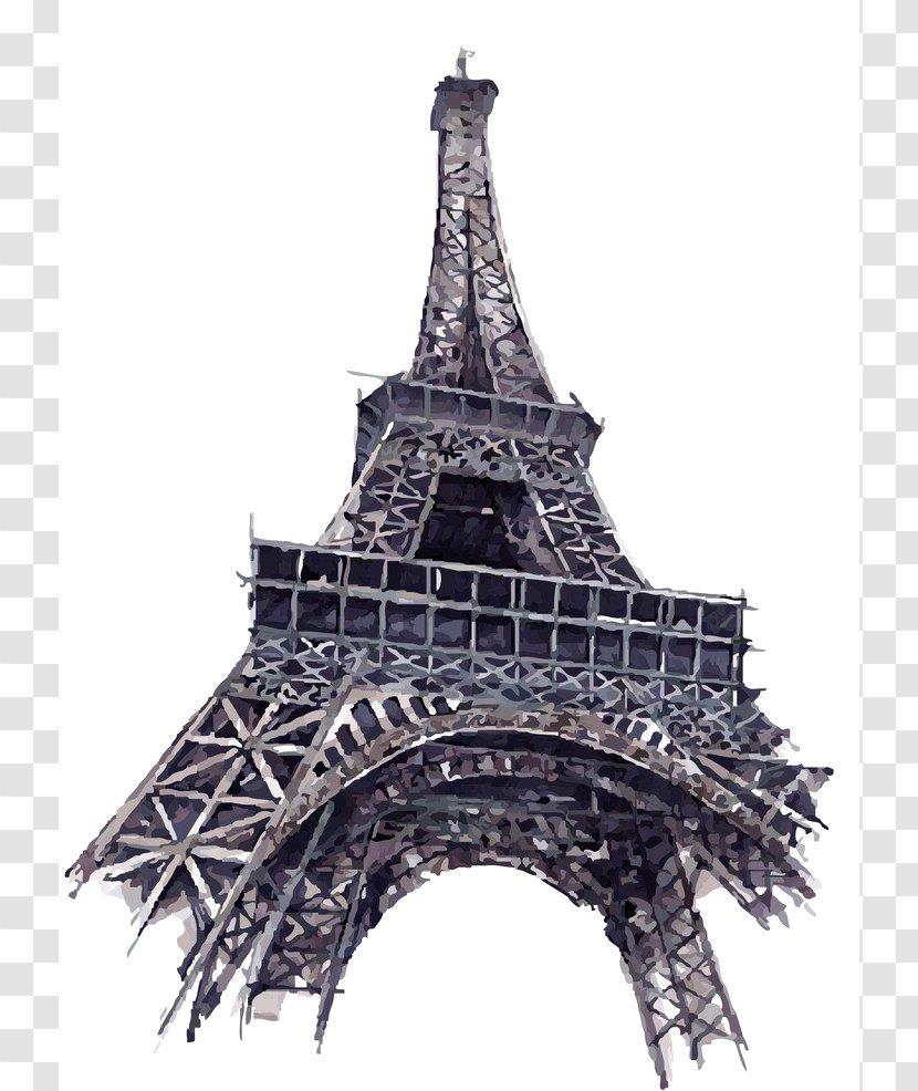 Eiffel Tower Drum Of Xi'an Bell - Facade Transparent PNG