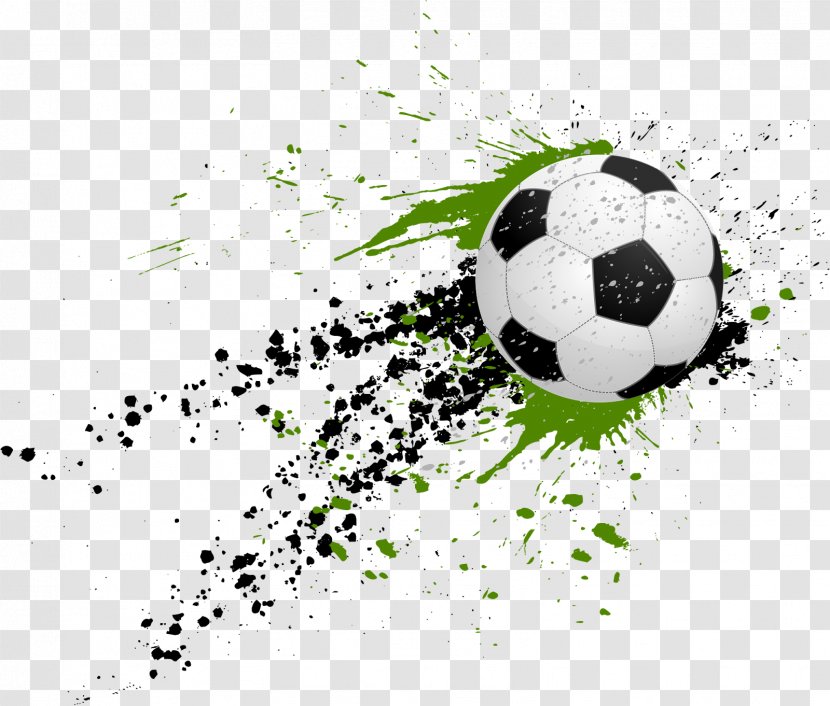 Football Player Sports Mural - Ball - Animation Transparent PNG