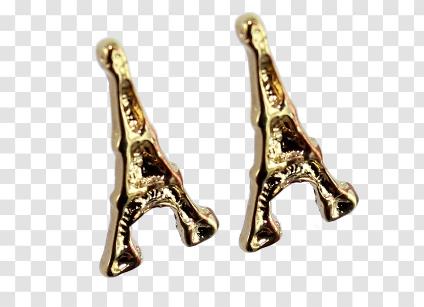 Earring Giraffe 01504 Body Jewellery - Metal Transparent PNG