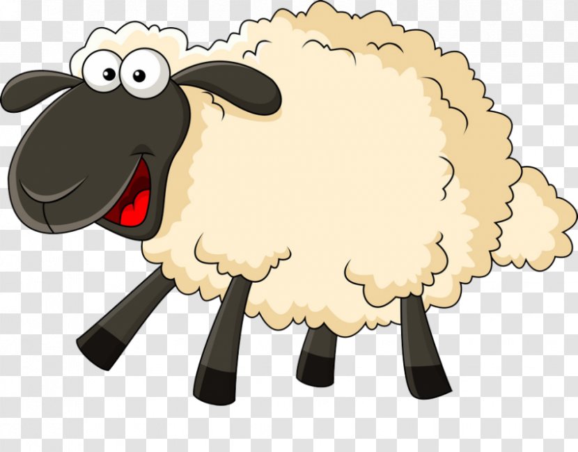 Sheep Vector Graphics Cartoon Illustration Royalty-free - Humour Transparent PNG