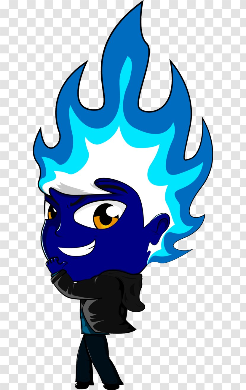 Cartoon Character Clip Art - Blue Flame Transparent PNG