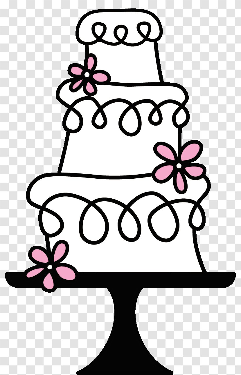 Wedding Cake Layer Bakery Cupcake Clip Art - Flower - Clipart Transparent PNG