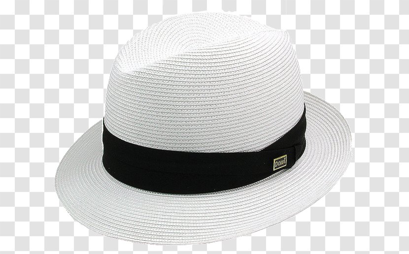 Fedora Hat White Trilby Cap - Gr Transparent PNG