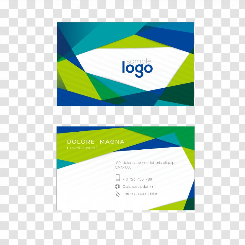 Business Card Logo - Elegant Template Design Transparent PNG