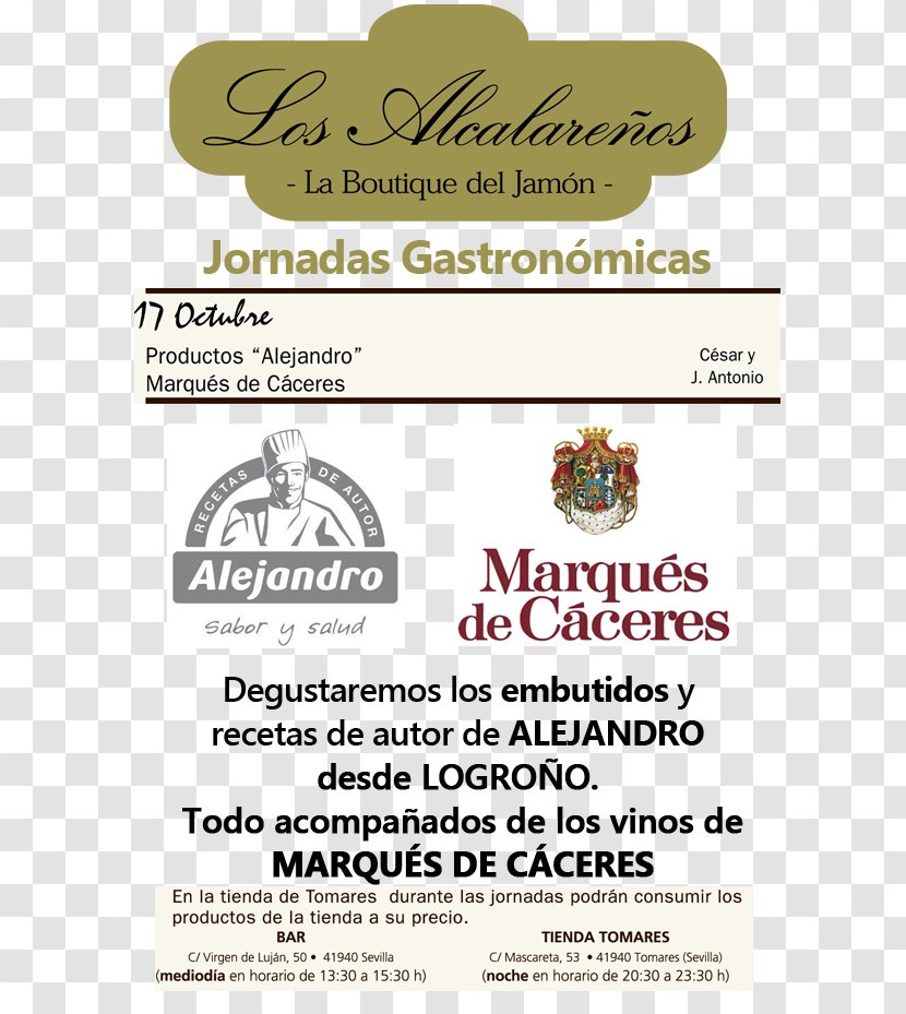 Marques De Caceres Brand La Rioja - Text - Gastronomic Transparent PNG