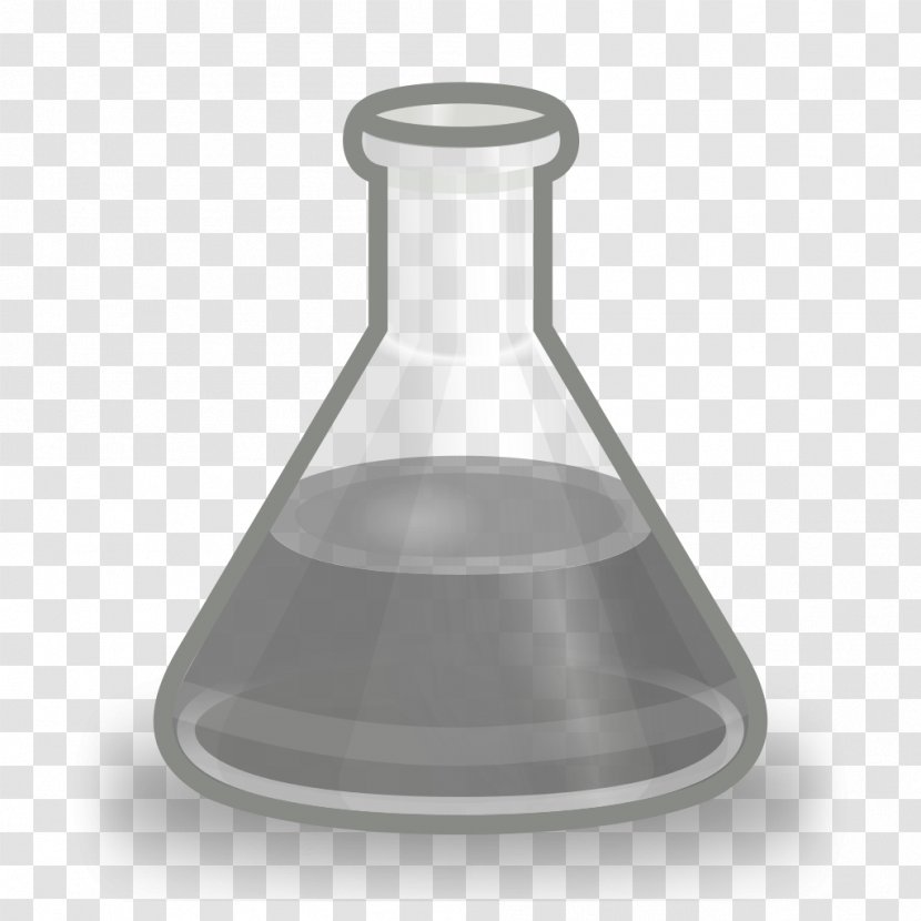 Laboratory Flasks Liquid Erlenmeyer Flask Volumetric - Glassware - Glass Transparent PNG