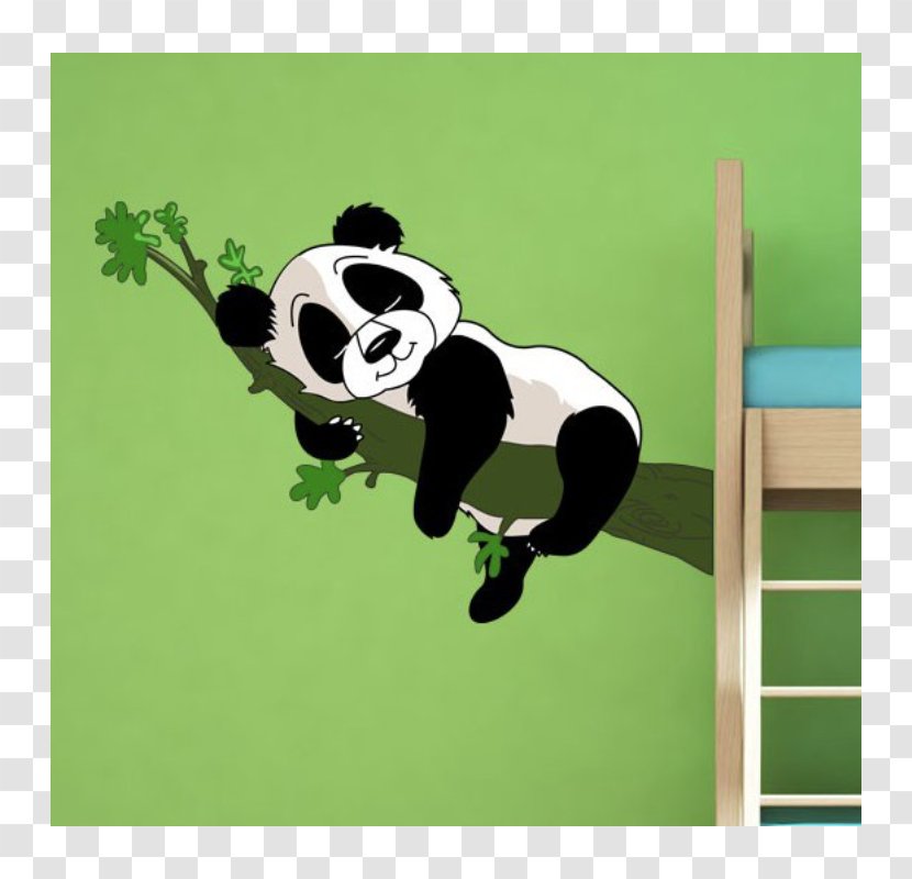 Giant Panda Wall Decal Sticker Bear - Adhesive Transparent PNG