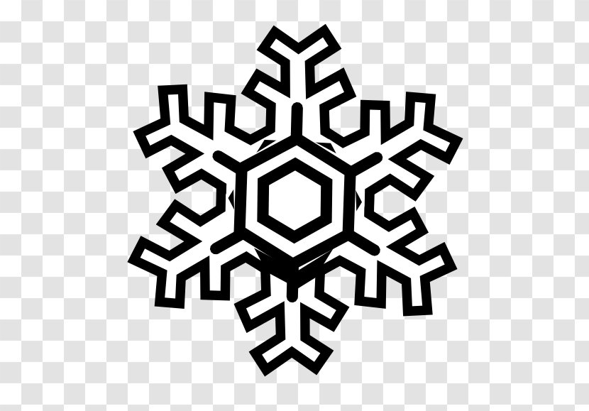 Snowflake Drawing Free Content Clip Art - Monochrome - Christmas Clipart Transparent PNG