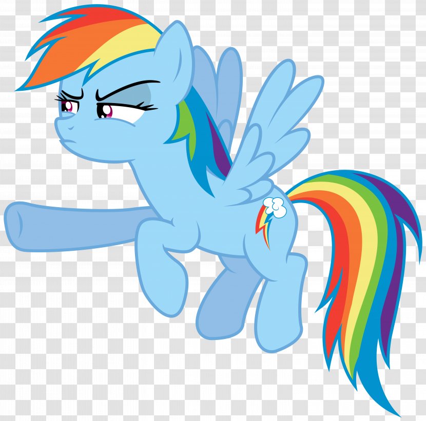 Rainbow Dash My Little Pony - Silhouette Transparent PNG