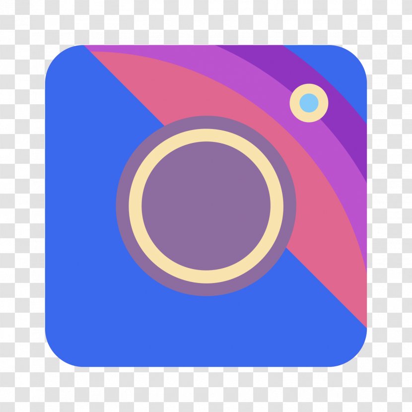 Instagram Symbol Clip Art - Electric Blue Transparent PNG