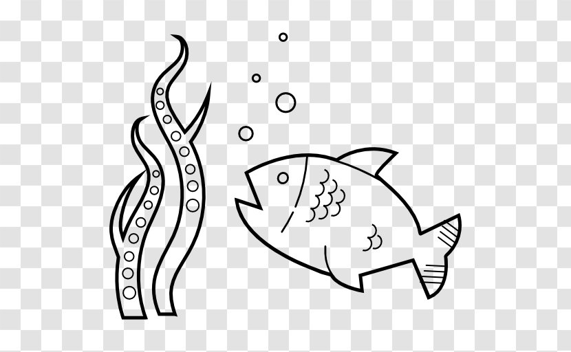 Black And White Clip Art - Head - Sea Creatures Transparent PNG