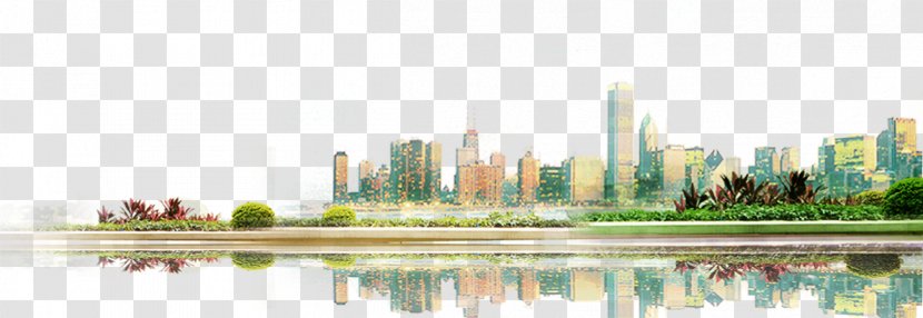 Urban Design Water Area - Skyline - Building Transparent PNG