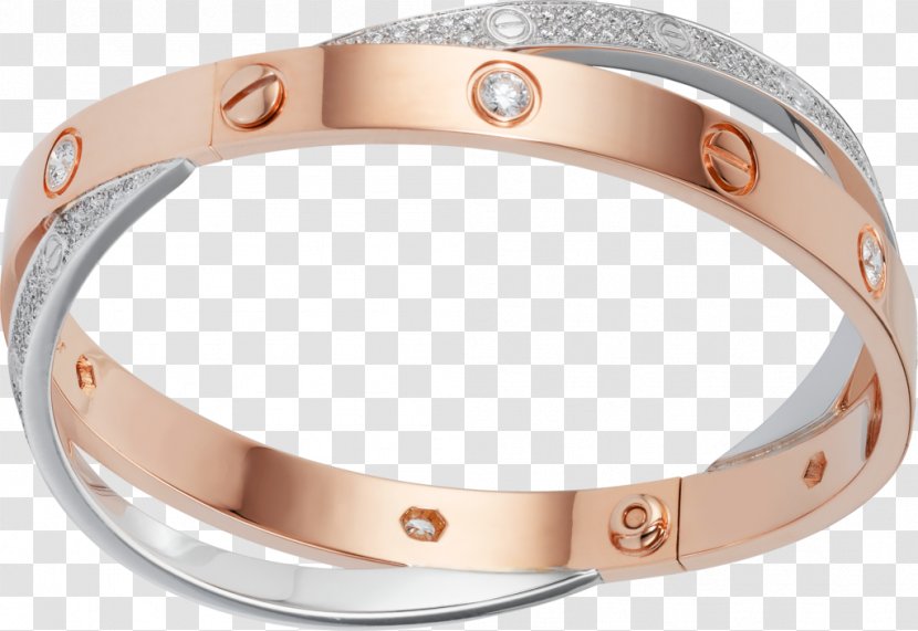 Cartier Love Bracelet Jewellery Diamond - Wedding Ceremony Supply - Women Bag Transparent PNG