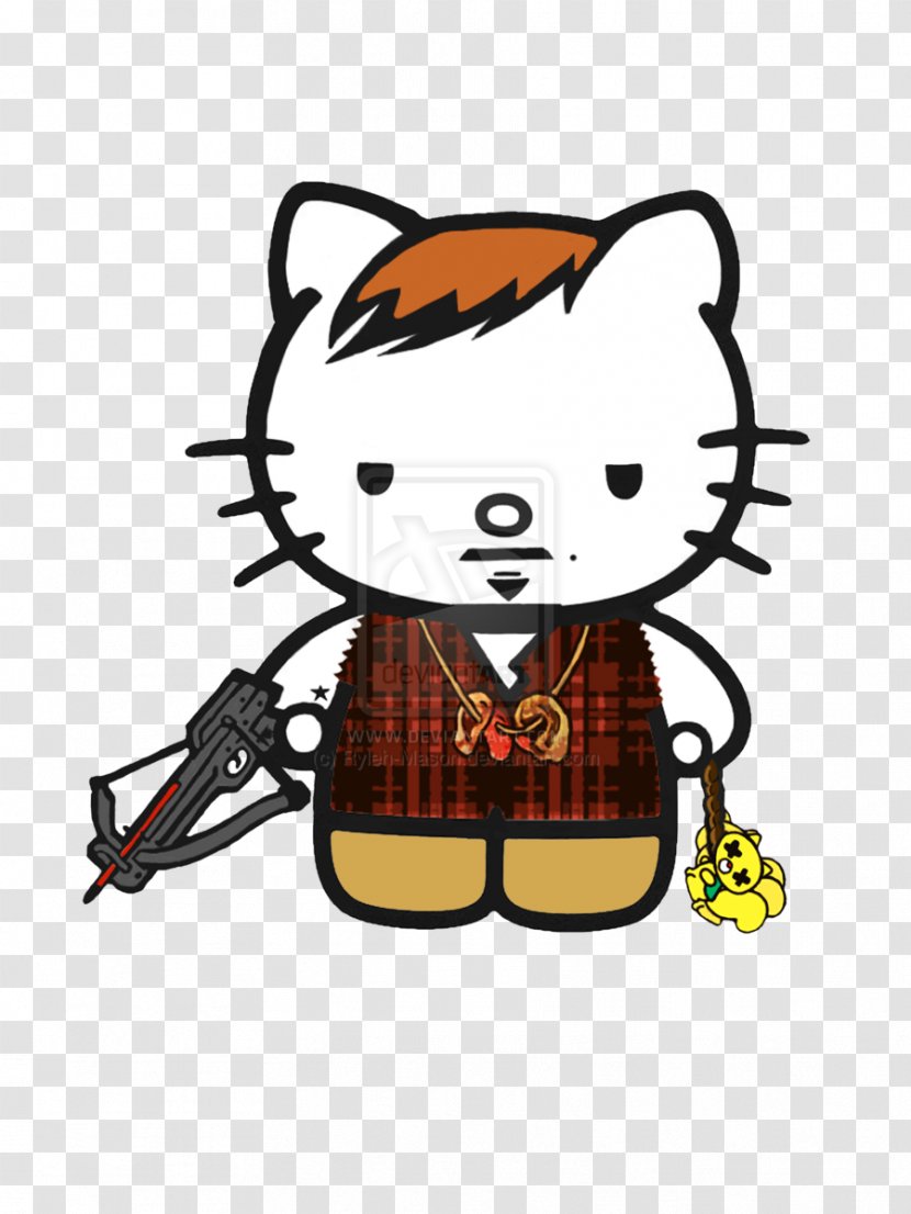 Hello Kitty Coloring Book Sticker Painting Drawing - Art - Daryl Dixon Transparent PNG